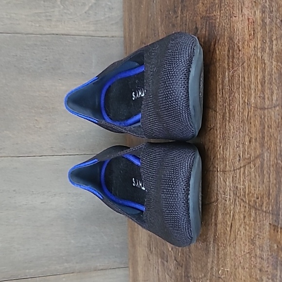 EUC Rothy's The Flat Women's sz 7 Black Round Toe Knit Ballet Shoes - Picture 5 of 11